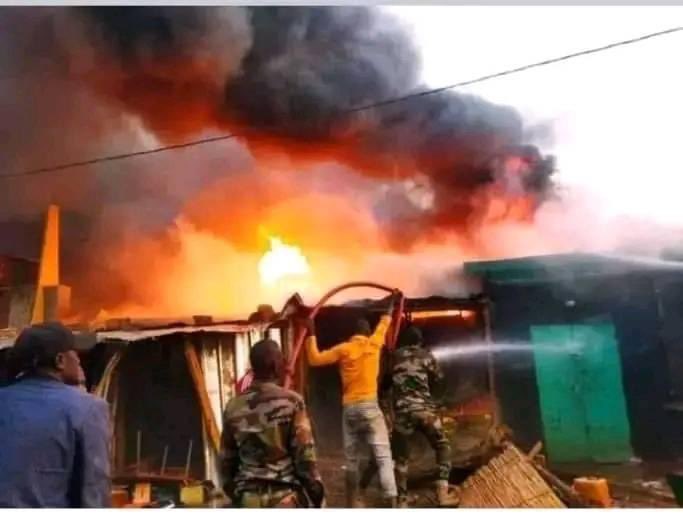 Information détournée : Incendie au marché municipal de la ville de Tahoua (Niger)
