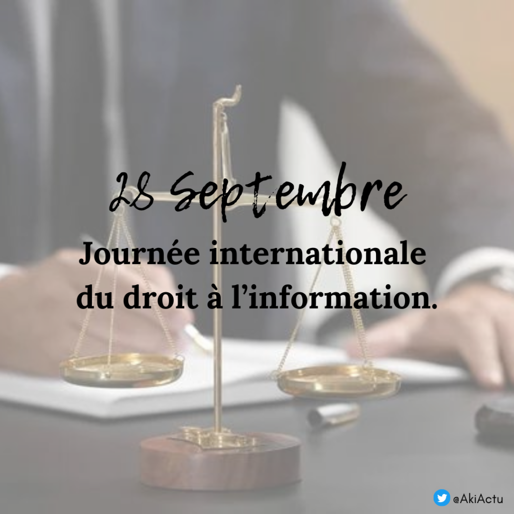 Journée internationale du droit à l'information